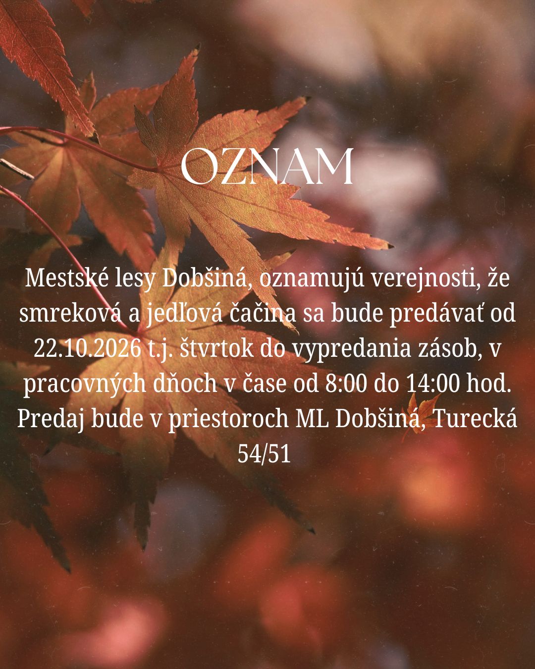 Oznam